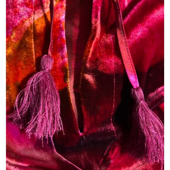 NWT | Size XXL | JOHNNY WAS Women’s Vesna Velvet Velour Silk-Blend Shift Dress - Picture 13 of 13